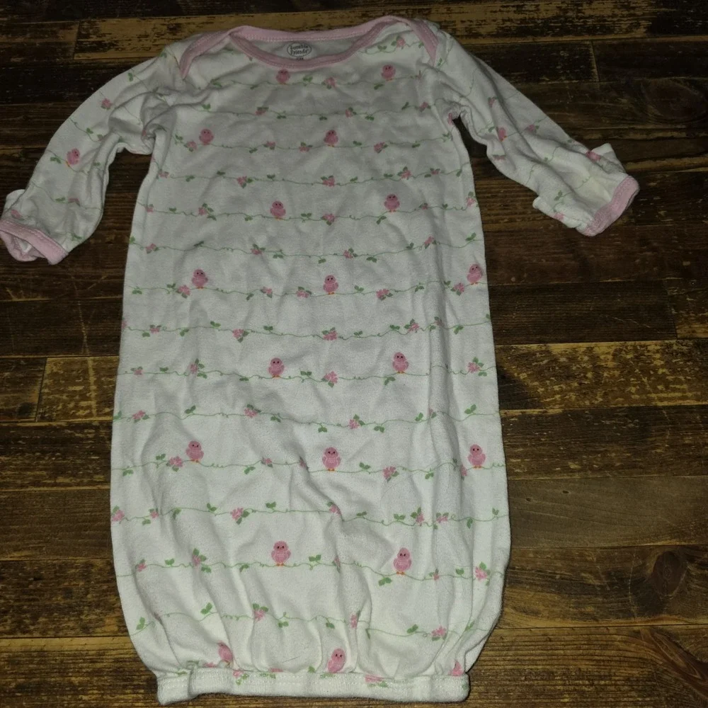 Baby Girl 9 Mo Bundle 7 pc Lot Sleeper Gown Pants Outfit Dress Bundle